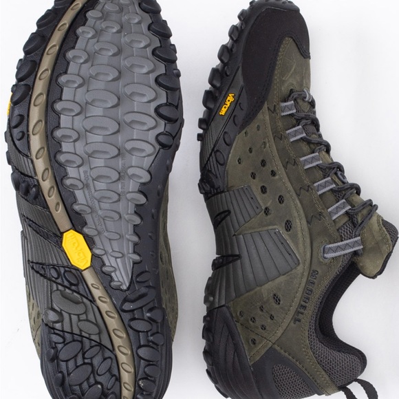 Merrell Intercept Hiking Shoes Men's 10 Castle Rock Sneakers NWB - Picture 6 of 12